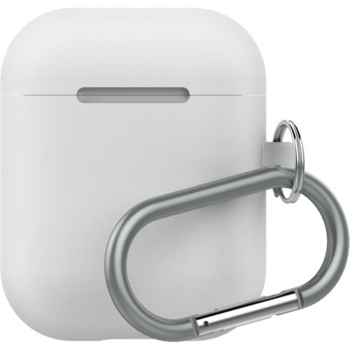 Чехол LAB.C Silicone Capsule 2in1 для Airpods белый