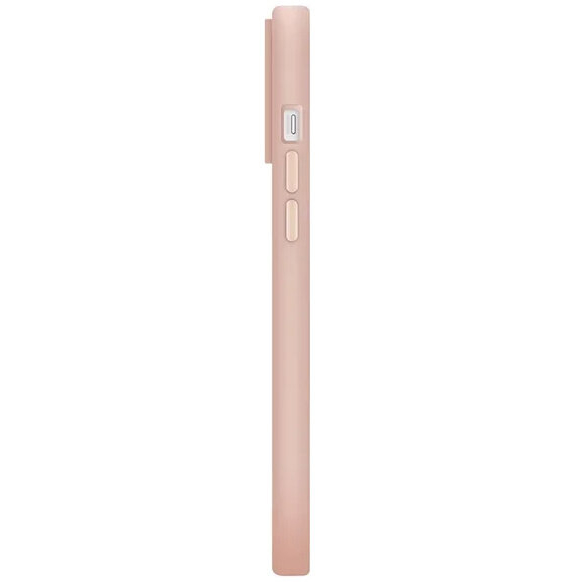 Чехол Uniq Lino для iPhone 13 Pro Max розовый