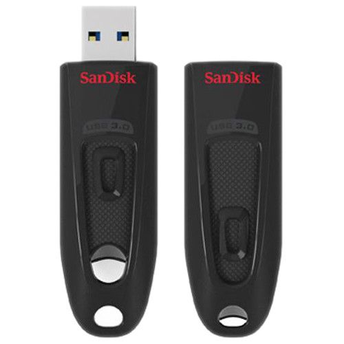 Флэш-накопитель SanDisk Ultra CZ48 USB 3.0 128ГБ чёрный (SDCZ48-128G-U46)