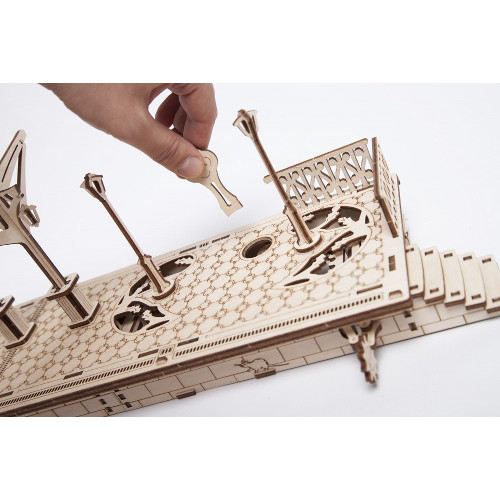 3D-пазл UGears Перрон (Railway Platform)