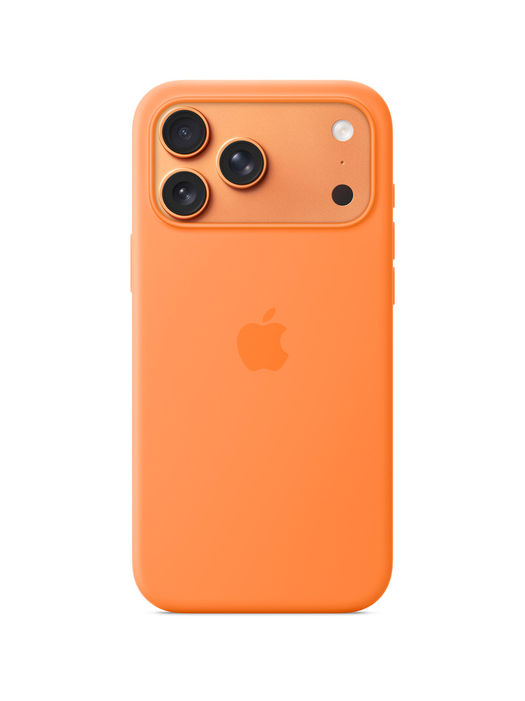 Силиконовый чехол Apple для iPhone 17 Pro Max с MagSafe — оранжевый
