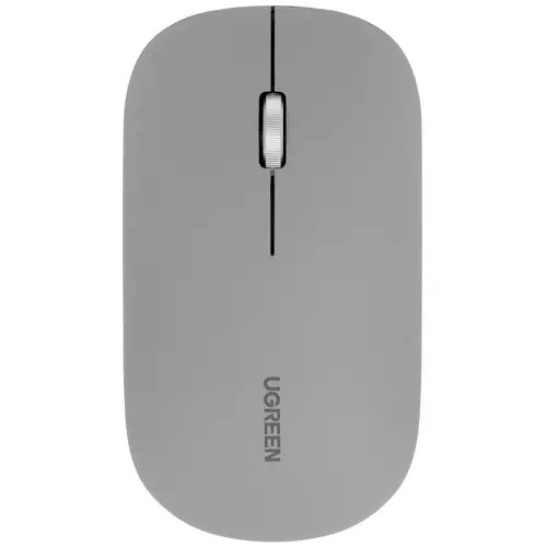 Беспроводная компьютерная мышь UGREEN MU001 (90373) Portable Wireless Mouse светло-серая