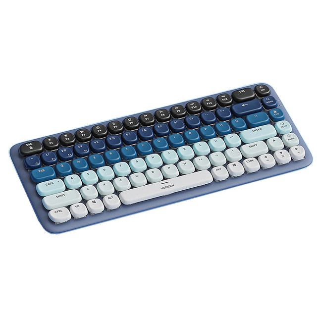 Клавиатура механическая UGREEN KU101 (15226) FUN+ Mechanical Keyboard USB-C & Bluetooth синяя