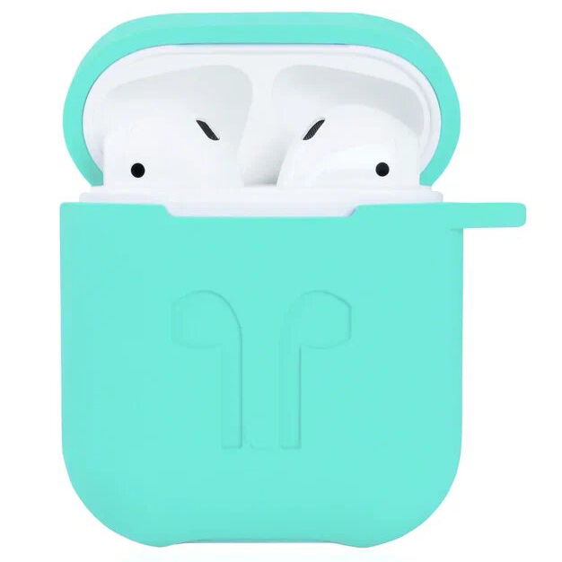 Чехол Guardi Soft Touch Protective Case для Airpods 1/2 мятный