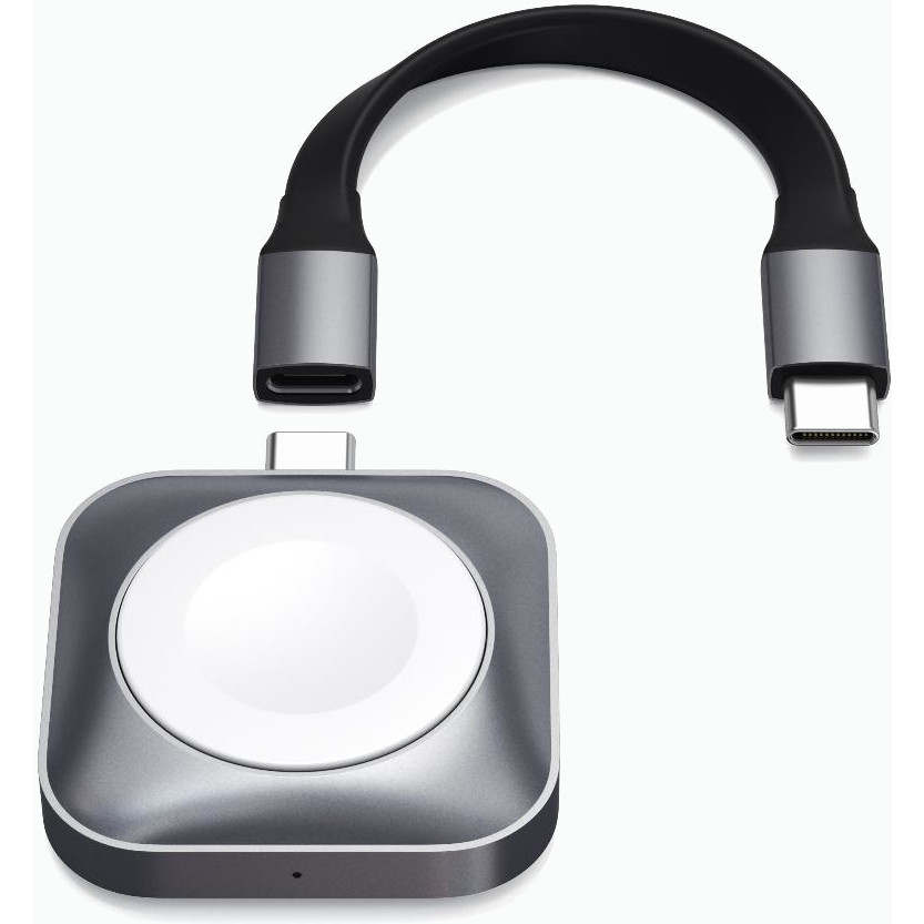 Кабель Satechi USB-C Mini Extension Cable (12 см) чёрный/серый (ST-TCECM) 