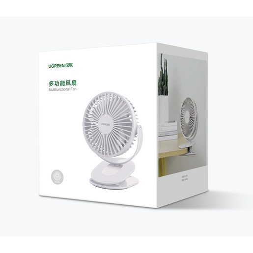 Вентилятор Ugreen LP308 Multifunctional Desk Fan бежевый (80907)