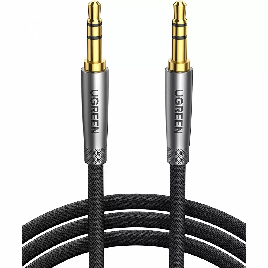 Кабель Ugreen AV150 3.5 mm Male to 3.5 mm Male Cable (1 метр) чёрный (50355)