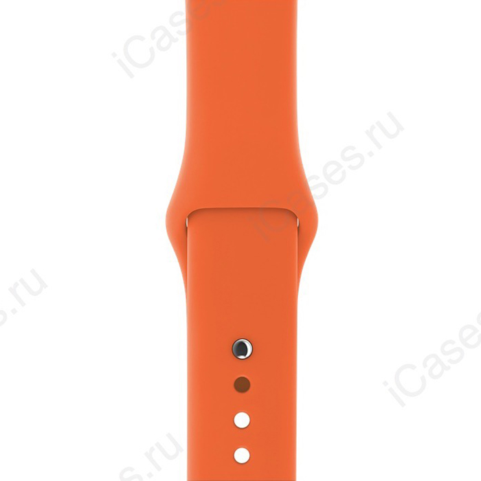 Спортивный ремешок Guardi Sport Band для Apple Watch 38/40 мм оранжевый (Spicy Orange)