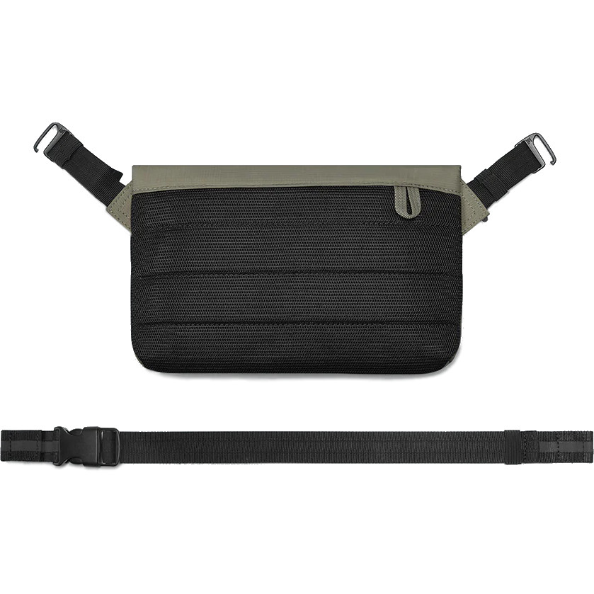 Сумка на пояс и через плечо Gaston Luga LW203 Lightweight Bumbag серо-зелёная
