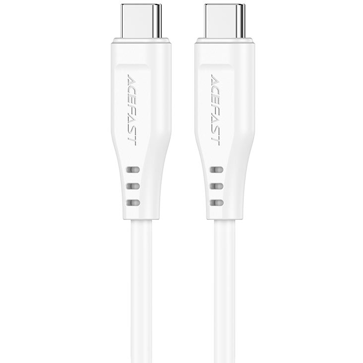 Кабель Acefast C3-03 USB-C to USB-C Charging Data Cable (1,2 метра) белый (AF-C3-03-WH)
