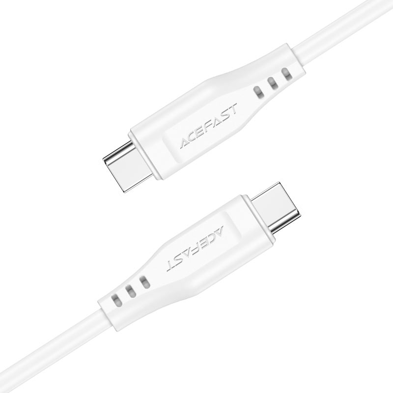 Кабель Acefast C3-03 USB-C to USB-C Charging Data Cable (1,2 метра) белый (AF-C3-03-WH)