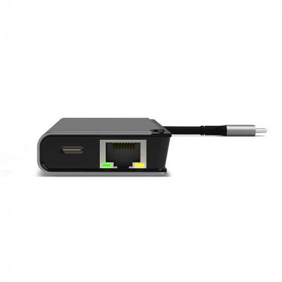 Мульти хаб ALOGIC USB-C Dock PLUS серый космос