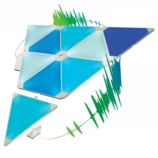 Дополнительный модуль Nanoleaf Rhythm для системы освещения Nanoleaf Aurora