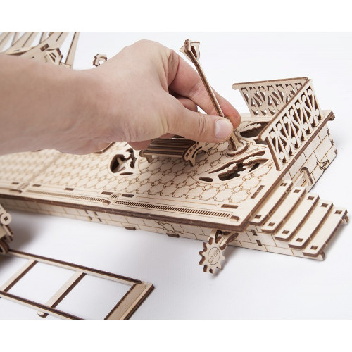 3D-пазл UGears Перрон (Railway Platform)