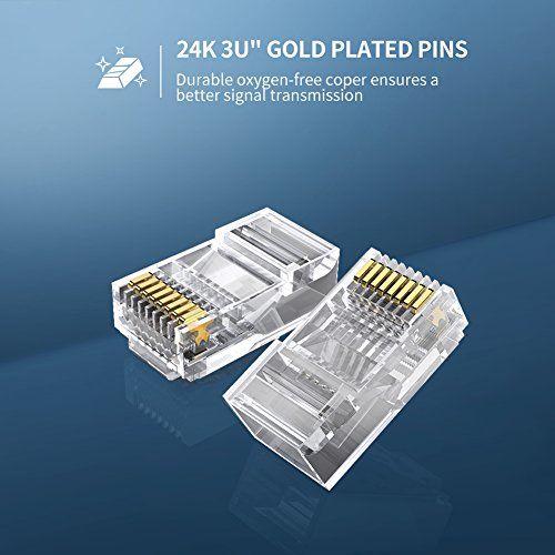 Коннектор Ugreen NW110 RJ-45 Connector (50 шт) (20331)