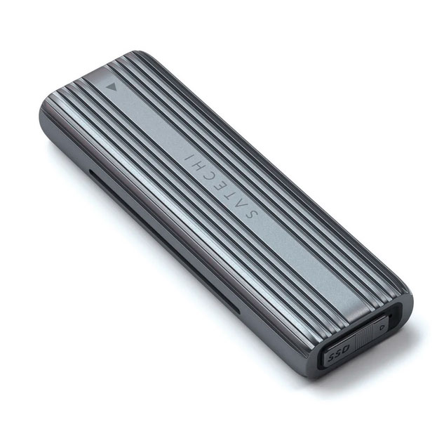 Внешний корпус Satechi USB-C NVME AND SATA SSD ENCLOSURE. Цвет: серый космос