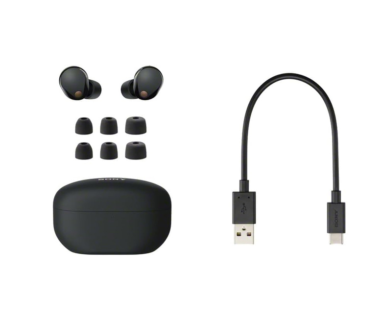 Наушники SONY TWS с шумоподавлением черные