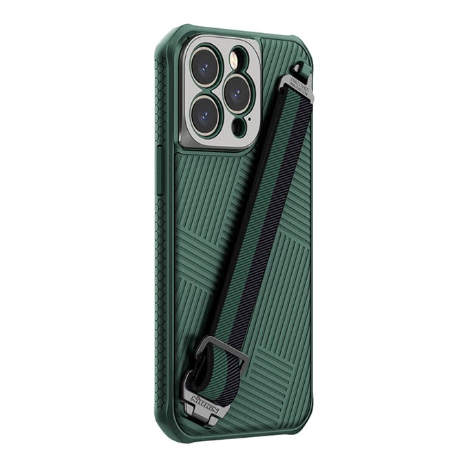 Чехол Nillkin Strap Magnetic для iPhone 14 Pro Max зелёный