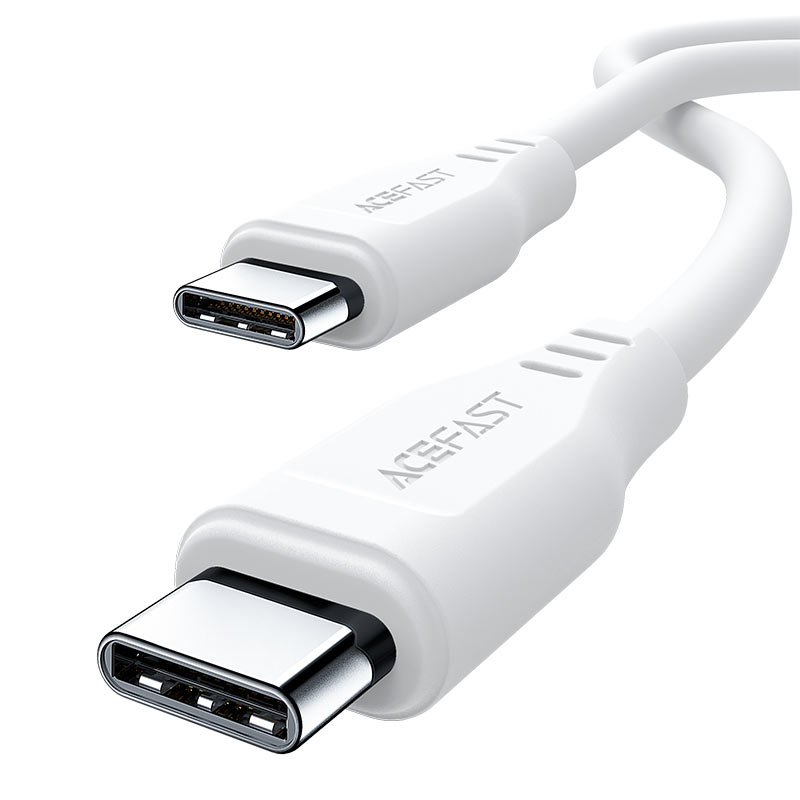 Кабель Acefast C3-03 USB-C to USB-C Charging Data Cable (1,2 метра) белый (AF-C3-03-WH)