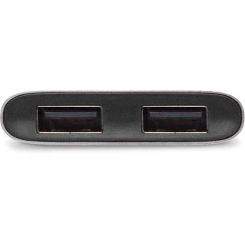Переходник Moshi USB-C to Dual USB-A серый космос