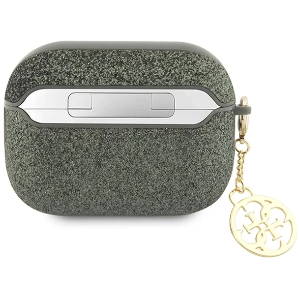 Чехол CG Mobile Guess Glitter Flakes 4G Charm для AirPods Pro 2 (2022) зелёный