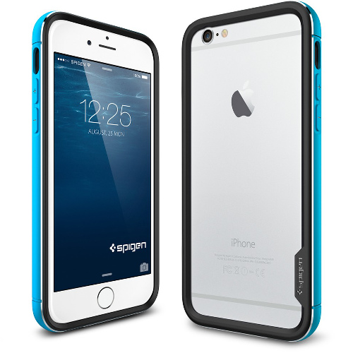 Чехол Spigen Neo Hybrid EX Metal для iPhone 6 Plus (5,5") голубой SGP11193