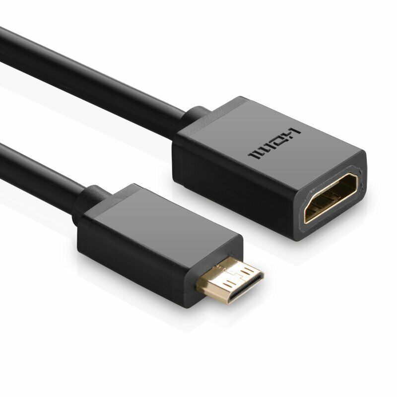 Кабель Ugreen miniHDMI to HDMI Cable (0,22 метра) чёрный (20137) 