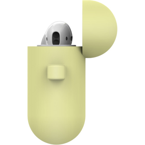 Чехол LAB.C Silicone Capsule 2in1 для Airpods лимонный Lemon