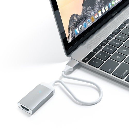 Адаптер Satechi USB Type-C — HDMI Adapter 4K 60HZ серебристый
