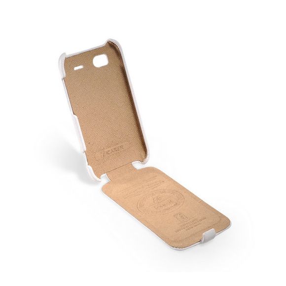 Кожаный чехол iCarer для HTC Sensation Белый