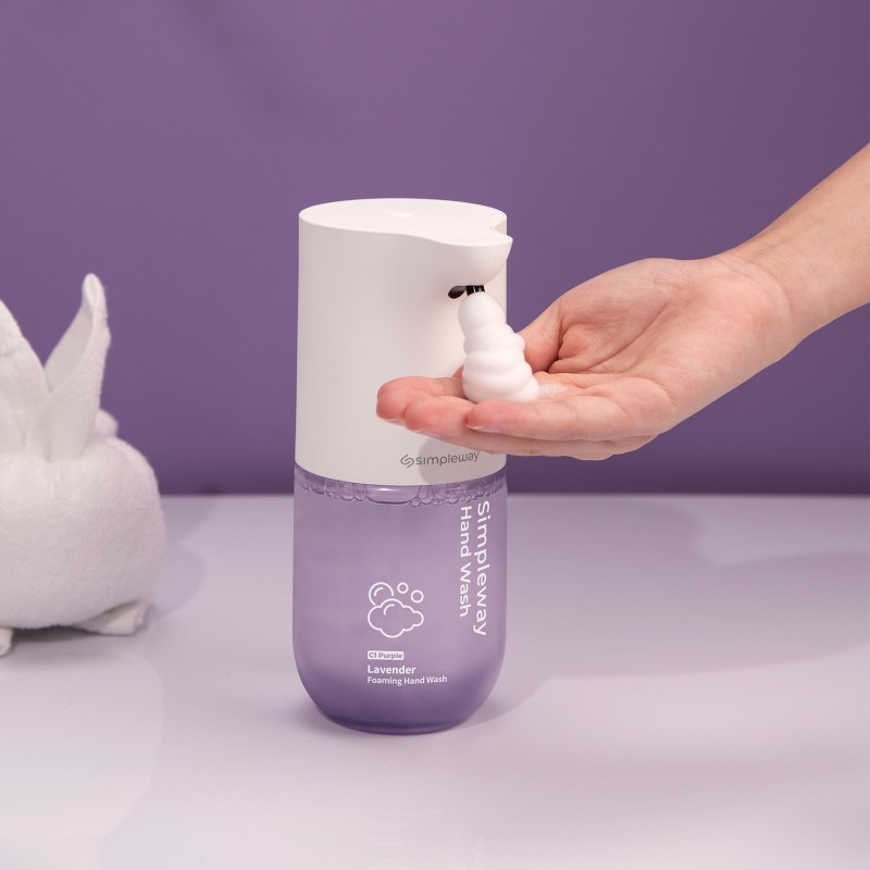 Сенсорный дозатор для жидкого мыла SimpleWay Automatic Soap Dispenser фиолетовый 