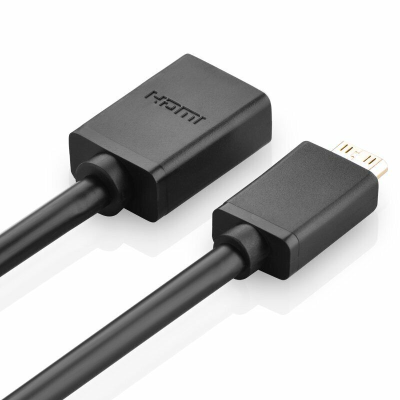 Кабель Ugreen miniHDMI to HDMI Cable (0,22 метра) чёрный (20137) 