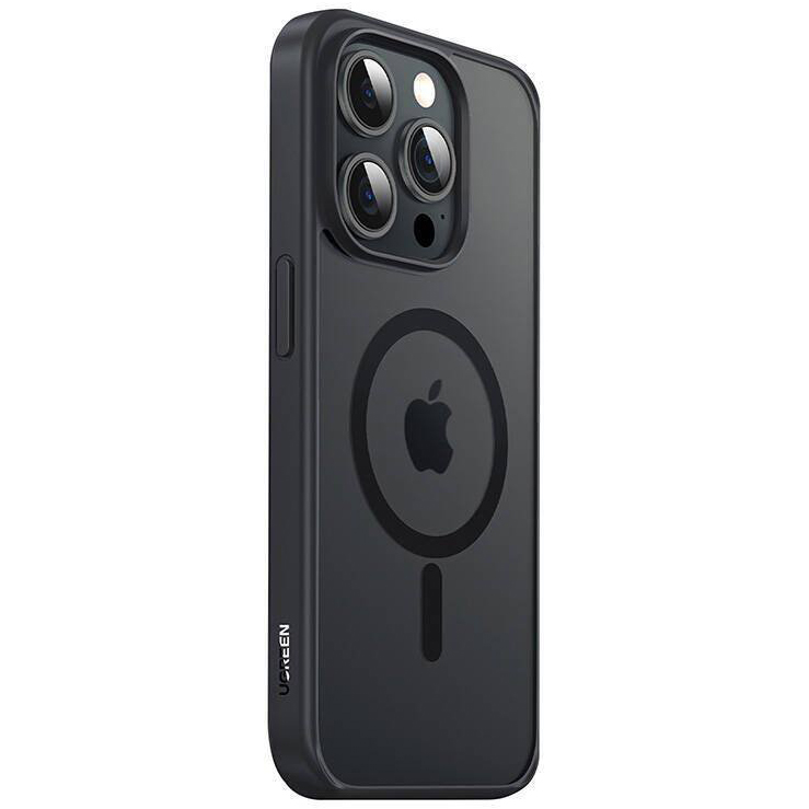 Чехол Ugreen LP751 Classy Matte Magnetic Protective Case для iPhone 15 Pro Max чёрный (25403)
