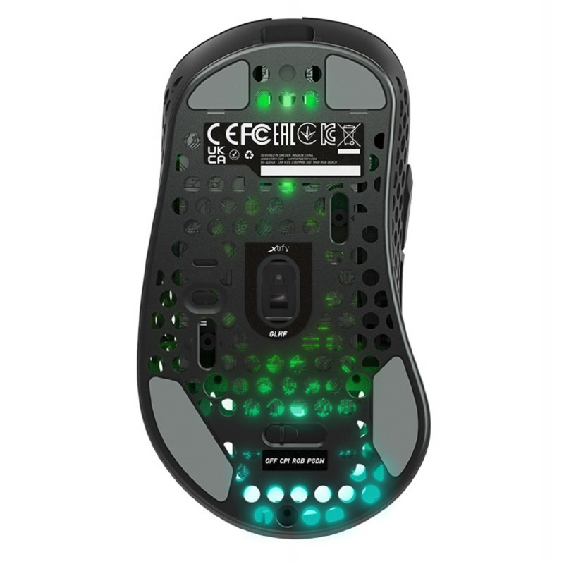 Игровая мышь Xtrfy M4 Wireless c RGB подсветкой чёрная