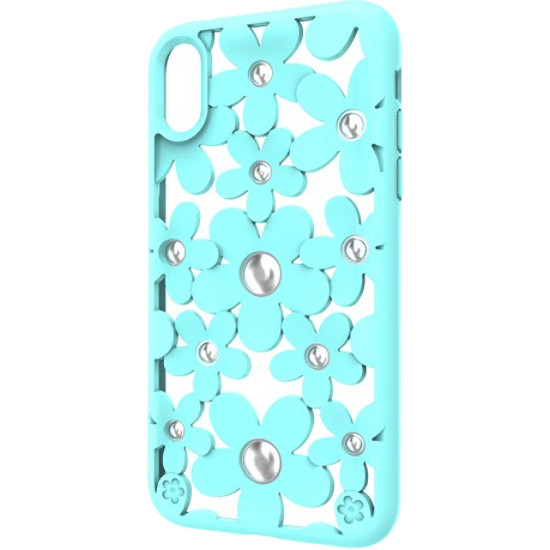 Чехол SwitchEasy Fleur для iPhone XR бирюзовый (Mint)