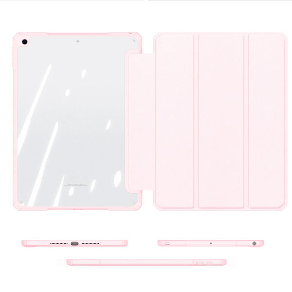 Чехол книжка Dux Ducis Copa Series для iPad 10.2  светло-розовый
