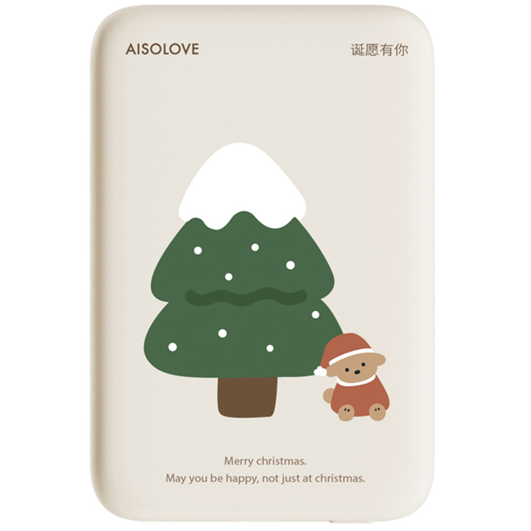 Внешний аккумулятор SOLOVE W12 Magnetic MagSafe 20W 5000 мАч Christmas Tree