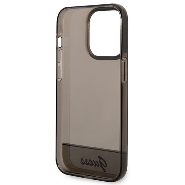 Чехол CG Mobile Guess Camera Outline Translucent для iPhone 14 Pro чёрный