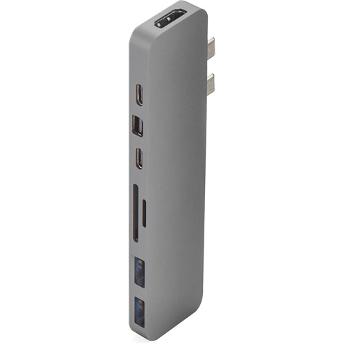 Хаб HyperDrive PRO 8-in-2 Hub для MacBook Pro (USB-C) серый космос