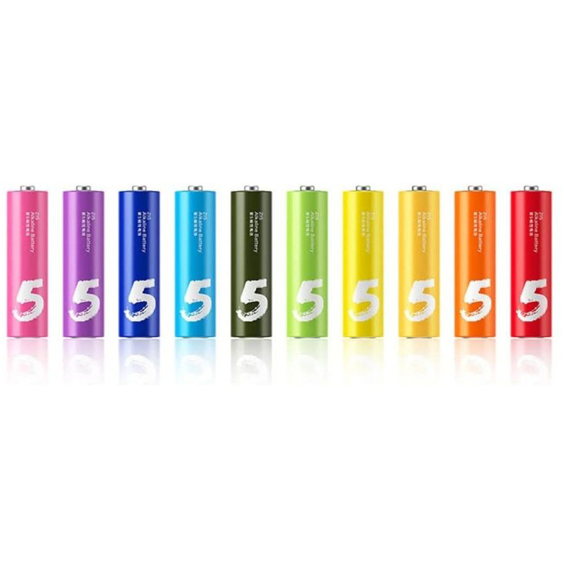 Батарейки Xiaomi Rainbow Batteries типа AA (10 шт.) разноцветные