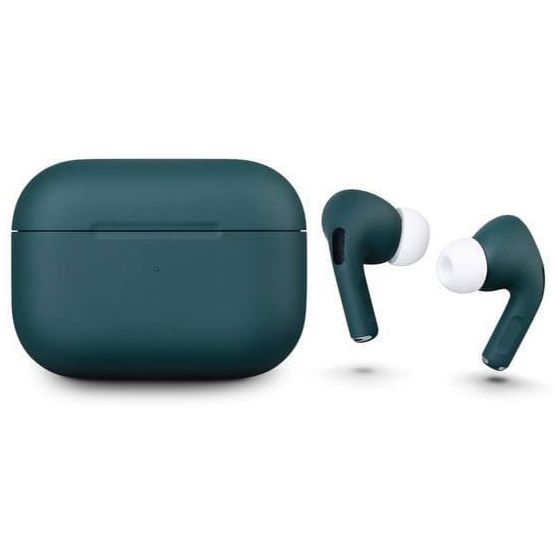 Беспроводные наушники Apple AirPods Pro Custom Edition зелёные матовые