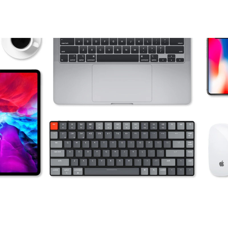 Беспроводная механическая клавиатура Keychron K3 Ultra-slim RGB Red Switch Красная подсветка (K3E1)