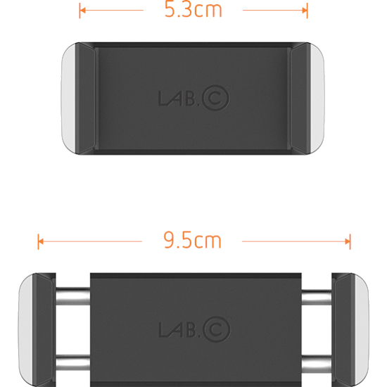 Автомобильный держатель LAB.C New Air Vent Mount чёрный