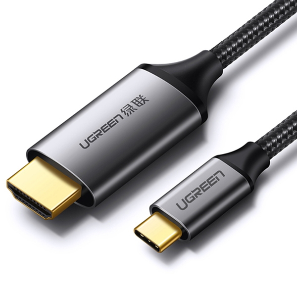 Кабель Ugreen MM142 USB-C to HDMI Cable (1,5 метра) серый (50570) 