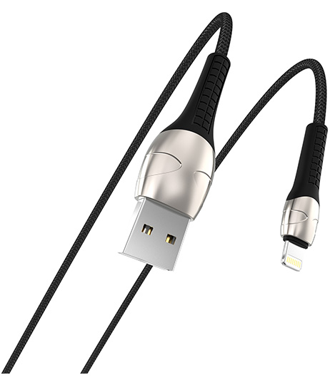 Кабель TFN 8pin (Lightning-USB) Spider (1 метр) чёрный