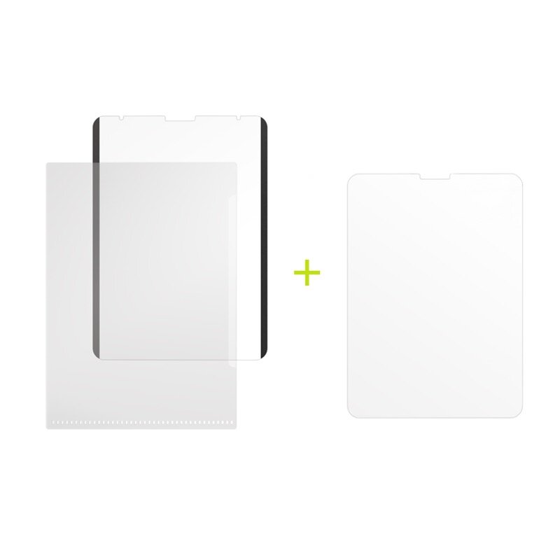 Защитная плёнка SwitchEasy SwitchPaper 2-in-1 для iPad Pro 11" (2018-2021) / iPad Air 10.9" (2020) прозрачная / чёрная (GS-109-180-263-65)  