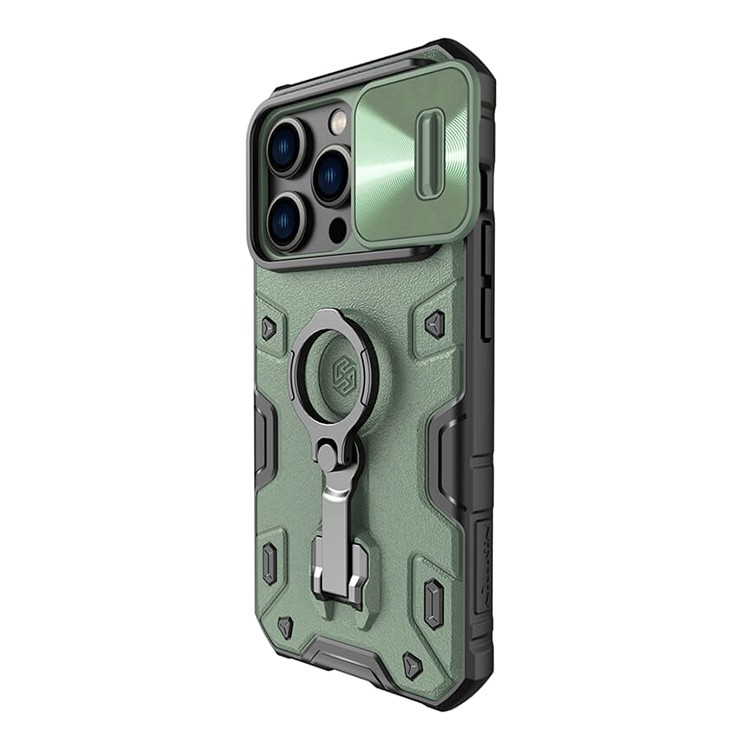 Чехол Nillkin CamShield Armor Pro Magnetic для iPhone 14 Pro Max зелёный