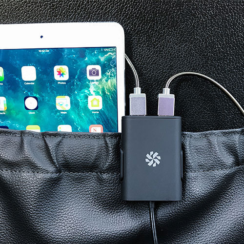 Автозарядка Kanex GoPower Shareable Car Charger (48W 4-Port USB) чёрная