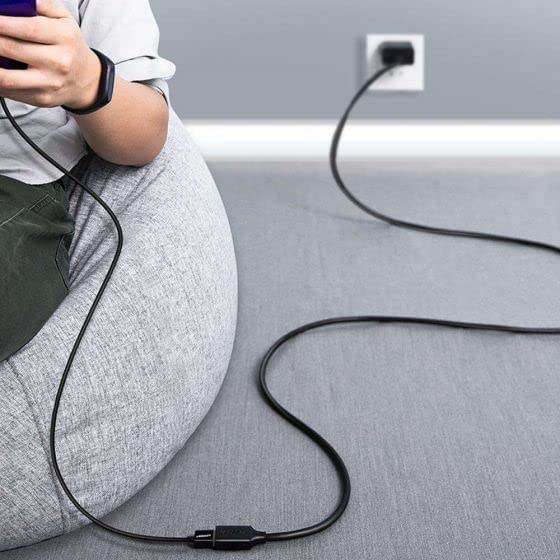 Кабель UGREEN US129 (30127) USB-A 3.0 (male) - USB-A (female) Extension Cable (3 метра) чёрный