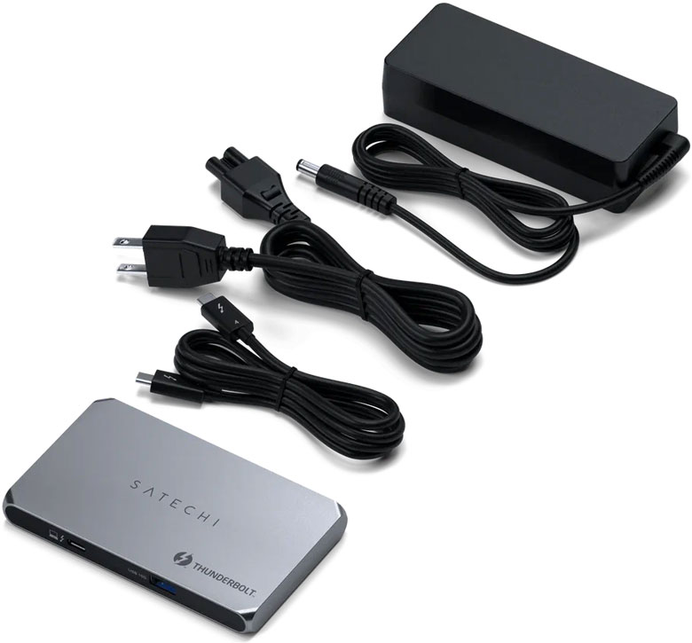 Хаб Satechi Thunderbolt 4 Slim Hub (ST-T4SHM-EU)